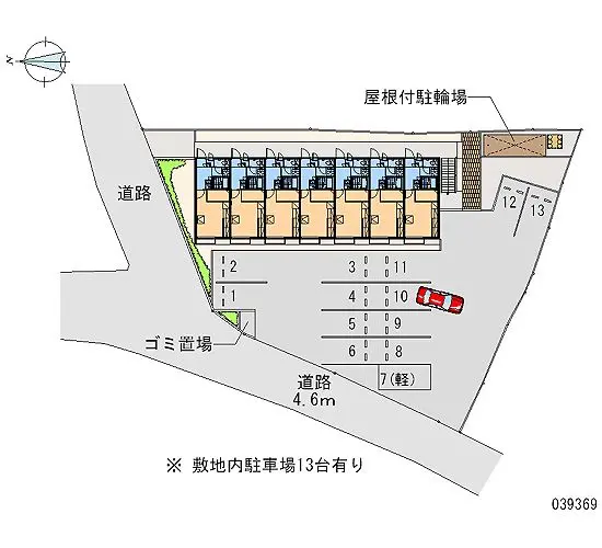 ★手数料０円★加東市社　月極駐車場（LP）